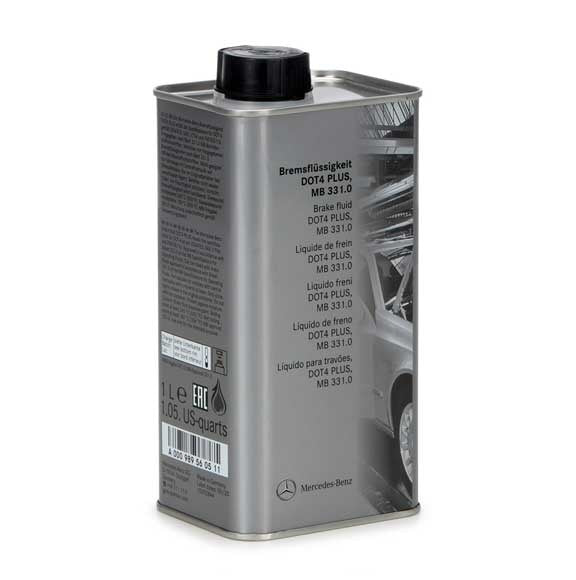 Brake Fluid,Dot4 Plus 1Ltr, Mb331.0 000989560509