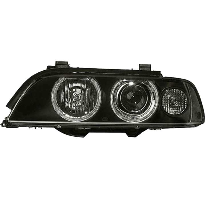 Headlight L H E 39 White Crome 63126902425
