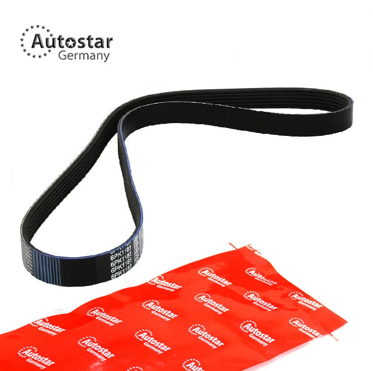 V Ribbed Belt Mercedes-Benz C-Class Saloon W202 6Pk1873