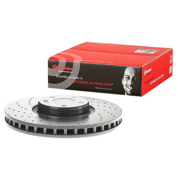 Brake disc front for Mercedes Benz W205, C450 AMG 4MATIC, GLC (X253) 250 4MATIC 0004212312-09D52413