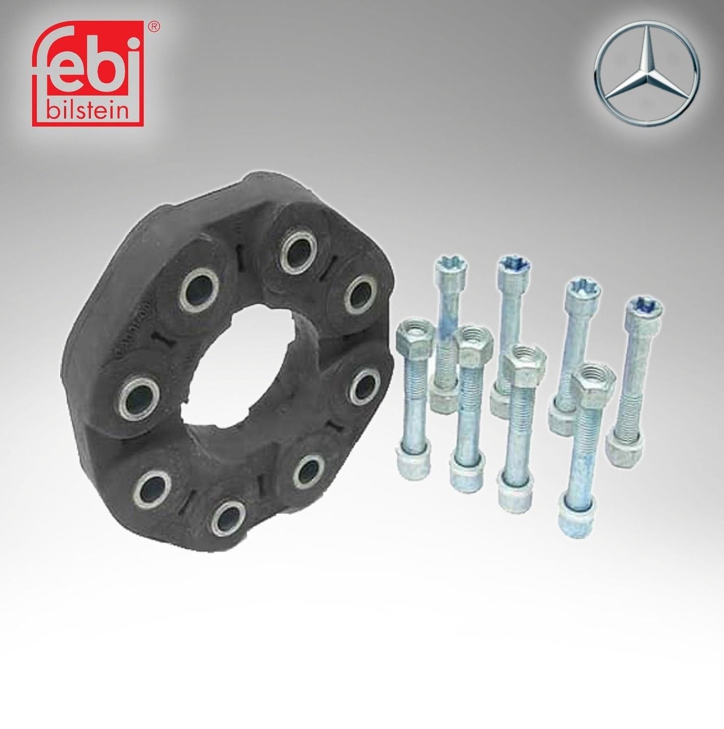 Febi - 21199- Shaft Rubber 2154100015, 2404100415 For Mercedes Benz 0004110600