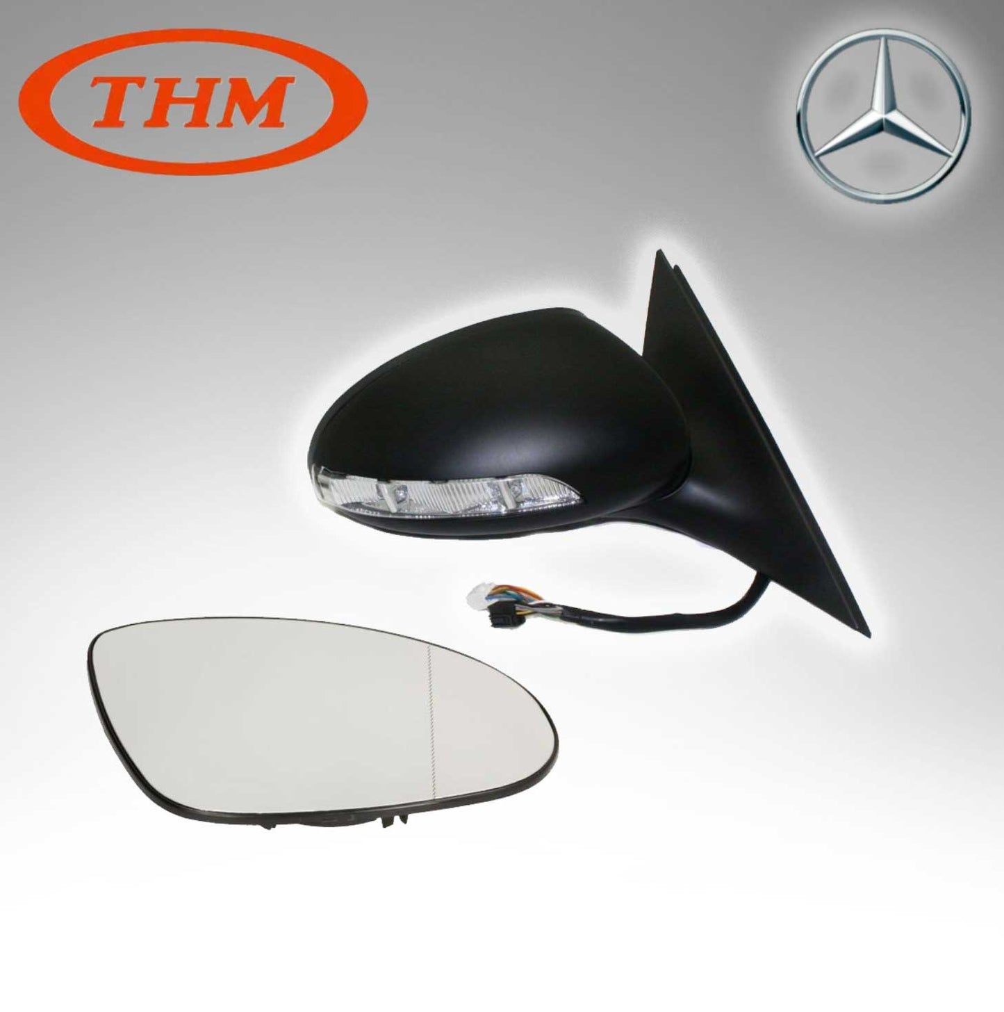 Side Mirror Right Hand For Mercedes Benz 2218100476 2218100221 2218100215 2198100264 2198200621