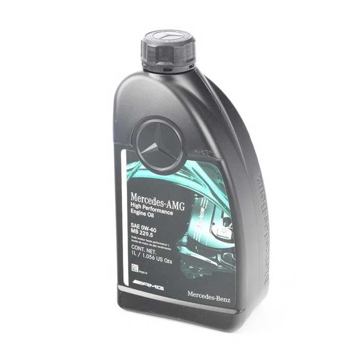 Mercedes Benz Amg High Performance Engine Oil Sae 0W40 Fuly Synthetic Mb229.5 1Ltr 0009898102