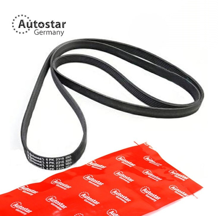 V Ribbed Belt Mercedes-Benz W124 Coupe  C124  6Pk2352