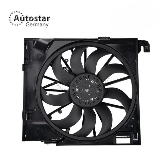 Radiator Cooling Fan Assembly For Jaguar Xf Xj Xk C2D38737