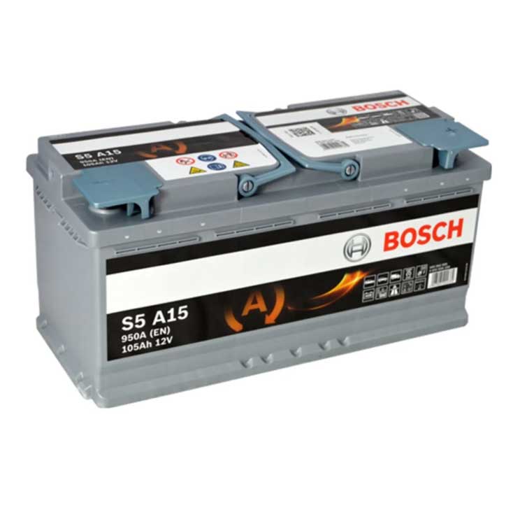 Agm Battery S5 A15 12V Din 105Ah 950A En-0092S5A090