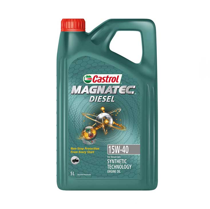 Castrol Engine Oil Magnatec Diesel 15W-40 Synthetic 5Ltr.