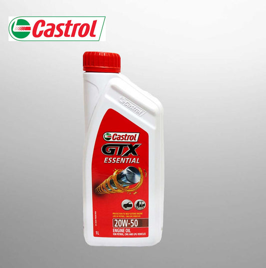 Castrol Engine Oil Gtx Essential 20W50 1L Cas20W501Ltr