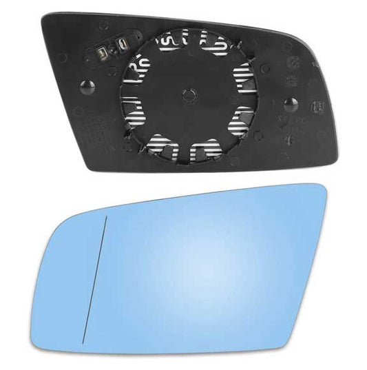 Heated Blue Tinted Wing Mirror Glass Left For Bmw E60 E61 E63 51167065081