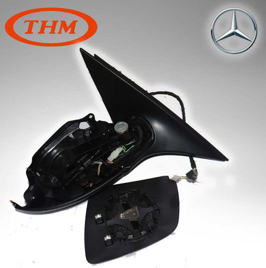 Side Mirror 9Pins Right Hand For Mercedes Benz 2048100476 2048110607 2048100421