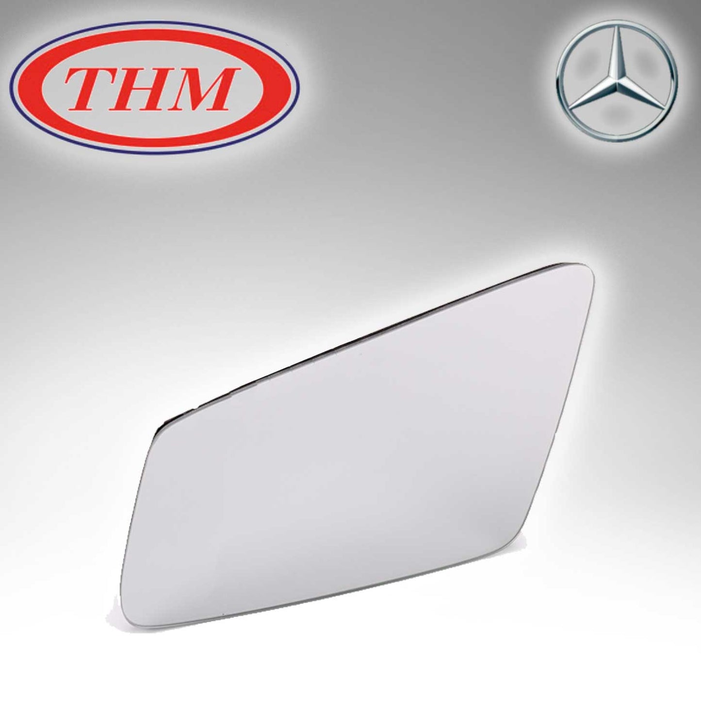 Glass W/Base Rh For Mercedes Benz X204