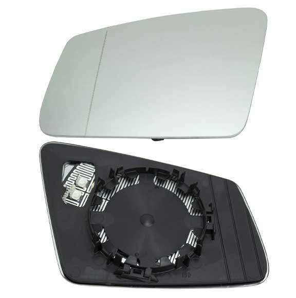 Glass W/Base Heated Lh For Mercedes Benz W216 2128100121 2128101721