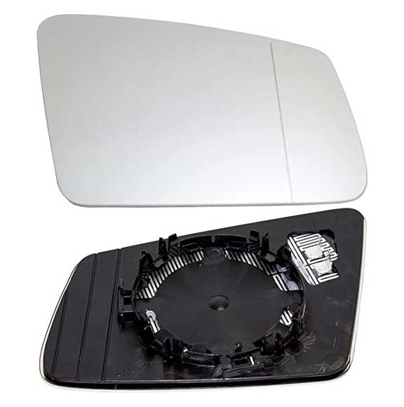 Glass W/Base Heated Rh For Mercedes Benz W221 2128100221 2128102521