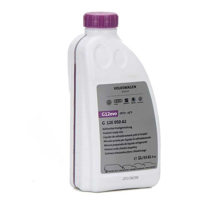 Volkswagen Original Coolant Ready Mix Antifreeze G12 Evo 1 Ltr. G12E050A2
