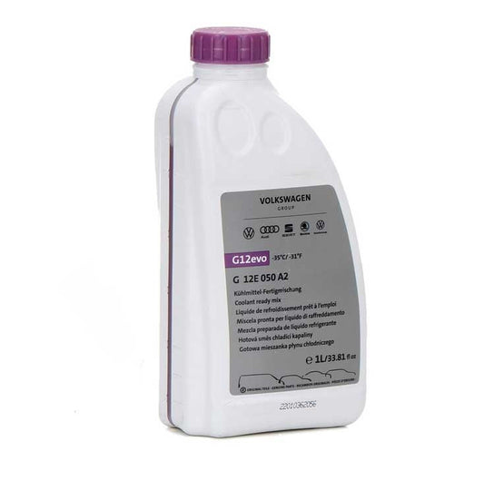 Volkswagen Original Coolant Ready Mix Antifreeze G12 Evo 1 Ltr. G12E050A2